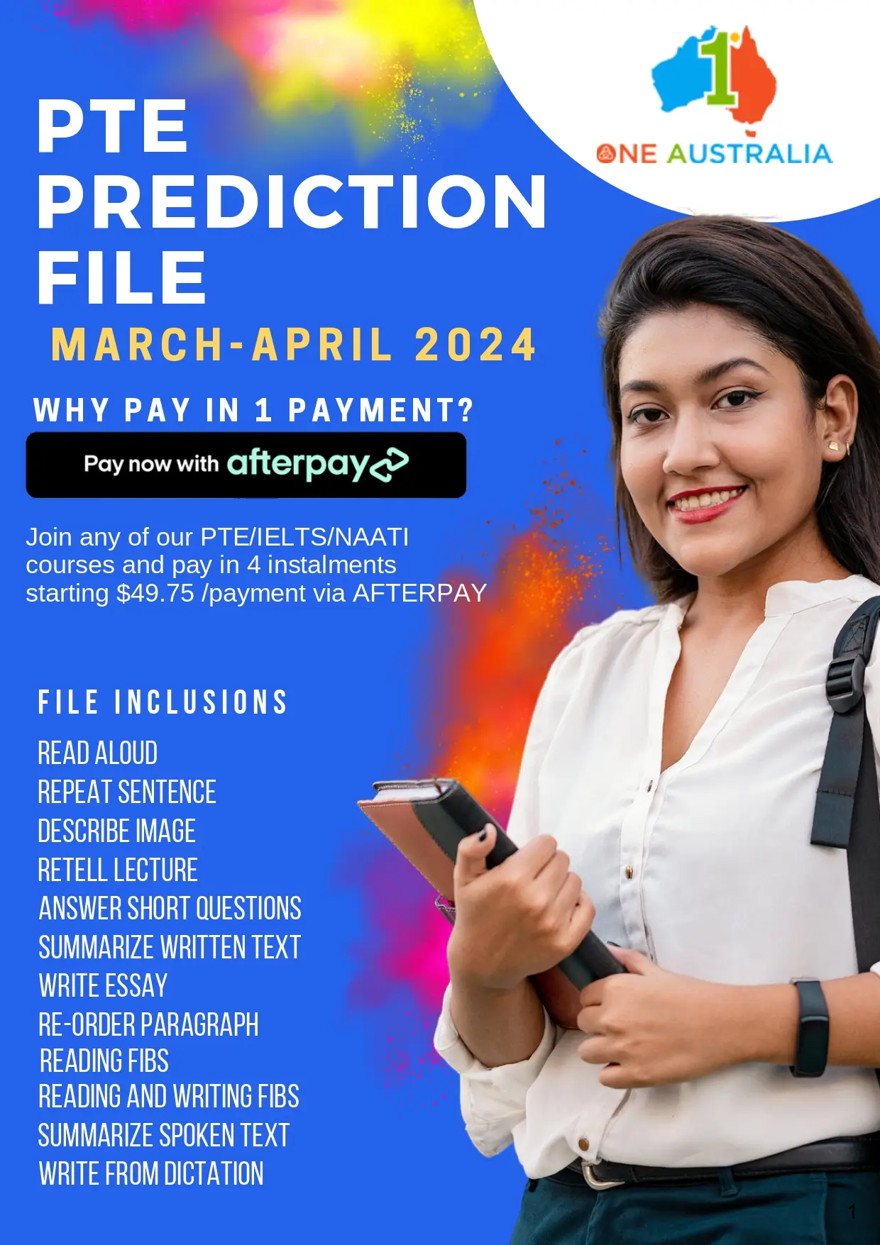 PTE prediction March 2024 - April 2024