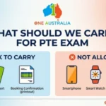 What should we carry for Pte exam