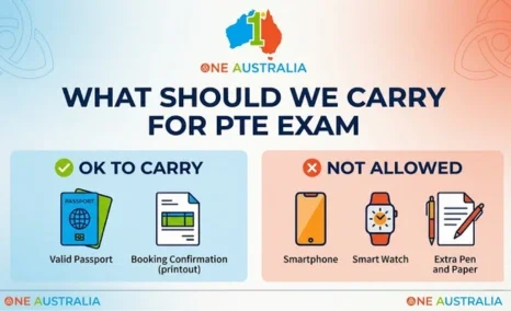 What should we carry for Pte exam