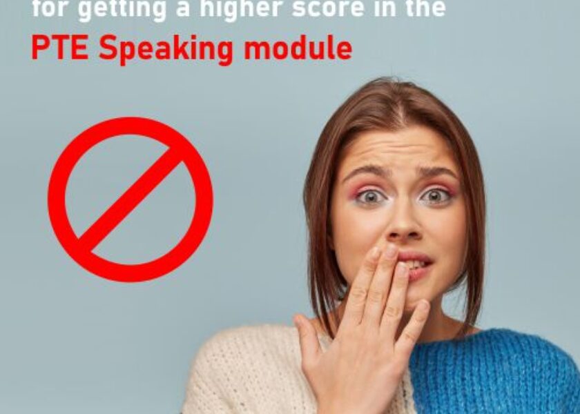 The Mistakes to avoid for getting a higher score in the PTE Speaking module