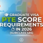 Graduate Visa PTE Score Requirements in 2026 Subclass 485 Explained