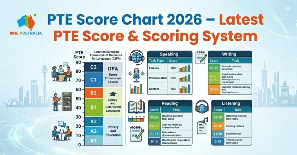 pte score chart