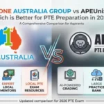 One Australia Group vs ApeUni: Which is Better for PTE Preparation in 2026?