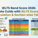 IELTS Band Score 2026: Complete Guide with IELTS Score Chart, Calculation & Section-wise Tables