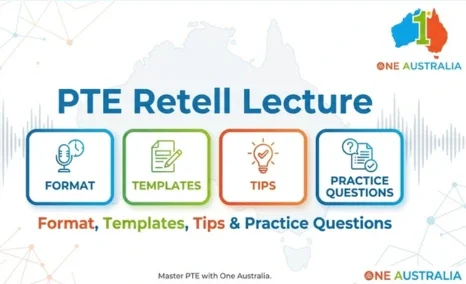 PTE Retell Lecture format tips templates and practice questions guide